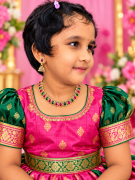 Ruby & Emerald Necklace Set For Kids & Adults💞