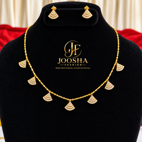 Premium Ad Stone Short Chain With Charms Spark and Shine looks Like A Diamond 💎 ❤️ 